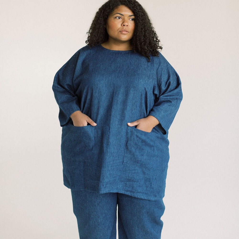 Eli & Barry Organic Denim Smock OS2